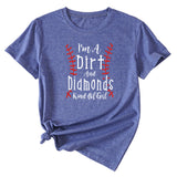 I'm A Dirt and Didmonds Women's Short-sleeved Top for Summer