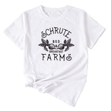 SCHRUTE BED BREAKFAST FARMS Casual Short Sleeve T-Shirt