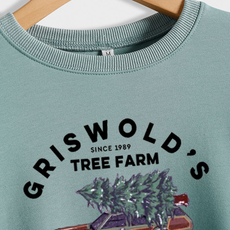 GRISWOLD'S SINCE LETTRES CHEMISE AMPLE À MANCHES LONGUES SWEAT-SHIRT FEMME