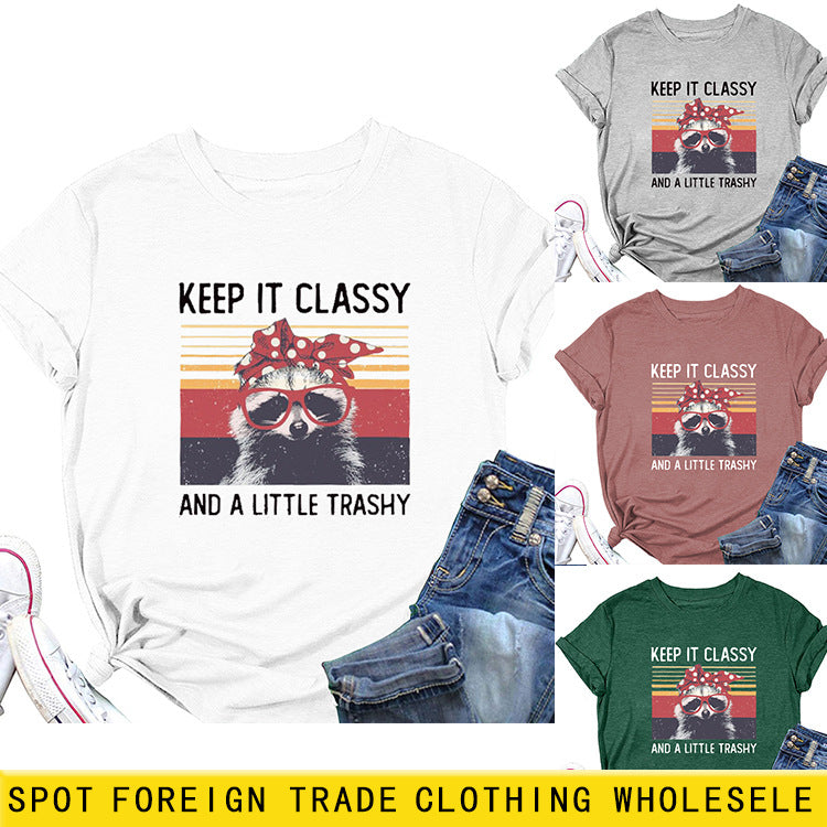 Top femme Keep It Classy and A Little T-shirt manches courtes