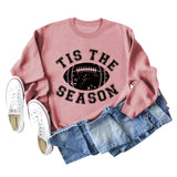 SPOT TIS THE SEASON RUGBY LETTRE IMPRIMÉ SWEAT-SHIRT MANCHES LONGUES FEMME