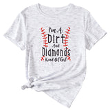 I'm A Dirt and Didmonds Women's Short-sleeved Top for Summer