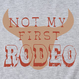 Not My First Rodeo Fun Print Women's Casual Short-sleeved Shirt