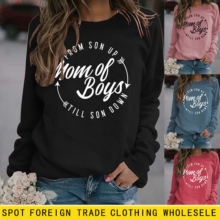 Haut à manches longues FROM SON UP Sweat-shirt ample imprimé