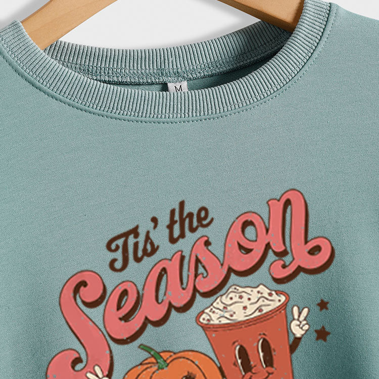 Tis The Reason – pull surdimensionné à manches longues et col rond pour femme, ample