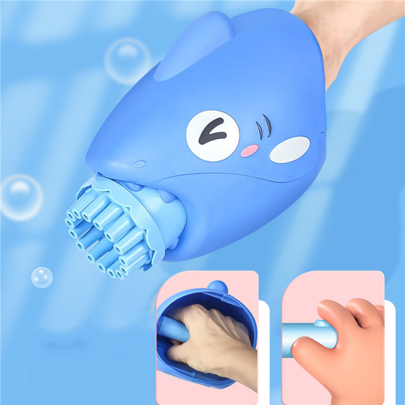 Nehzus Electric Shark Bubble Machine Creates Tons of Bubbles, Perfect for Kids' Outdoor Playtime