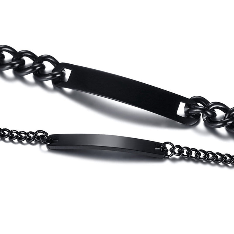 NEHZUS Paare personalisieren Armbänder Edelstahl Personalisieren Schmuck Geschenkideen